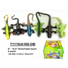 Тянучка-рептилия BabyToys A160-DB пластиковая 8-10,5 дюймов