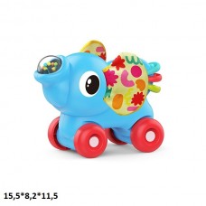 Игрушка слоненок BabyToys HE8093 на колесиках для малышей