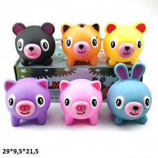 Игрушки с присосками BabyToys J024 резиновые 6 штук