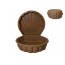 Песочница-бассейн для песка и воды Ракушка, 79,7×80,5×19 см, Doloni Toys 01236/01eco