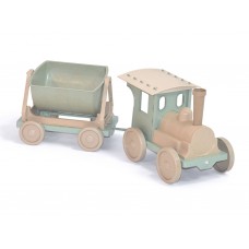 Поезд-конструктор с прицепом, 70×25×25 см, движущиеся элементы, Doloni Toys 013115/01eco