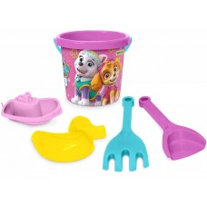 Набор для песка с ведерком IML Щенки патруля розовый Paw Patrol, 5 элементов, Tigres 81552 Набор для песка с ведерком IML Щенки патруля розовый Paw Patrol, 5 элементов, Tigres 81552