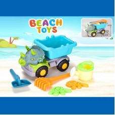 Машинка для песочницы BabyToys JX 6858 с формочками