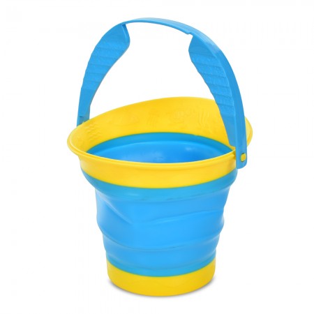 Ведро складне для пісочниці BabyToys 6912, 17см, 3кольори Ведро складне для пісочниці BabyToys 6912, 17см, 3кольори