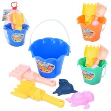 Набор для песочницы BabyToys KZ-6461 с ведром и формочками