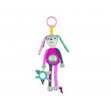 Игрушка мягкая с погремушкой и зеркалом Длинные ушки Canpol Babies 68/061 Игрушка мягкая с погремушкой и зеркалом Длинные ушки Canpol Babies 68/061