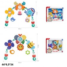 Погремушка на коляску BabyToys HE0306 пластиковая разных цветов Погремушка на коляску BabyToys HE0306 пластиковая разных цветов