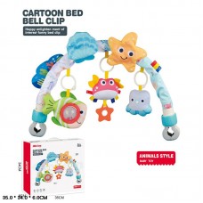 Брязкальце для дитячого візка BabyToys 6080 тваринки пластик Брязкальце для дитячого візка BabyToys 6080 тваринки пластик