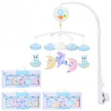 Карусель на кроватку BabyToys D124 музыкальная с 4 игрушками