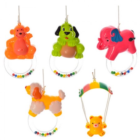 Карусель на ліжечко BabyToys М 1177 U/R заводна музична 5 підвісок