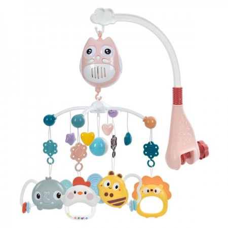 Карусель на кроватку BabyToys RT668-13 с музыкой и прорезывателем