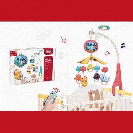 Музыкальная карусель BabyToys 668-23 с проектором и мелодиями