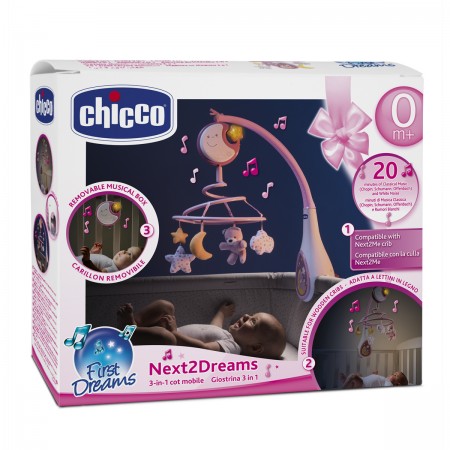 Мобиль на кроватку "Next2Dreams" арт. 07627.10 цвет Розовый Мобиль на кроватку "Next2Dreams" арт. 07627.10 цвет Розовый