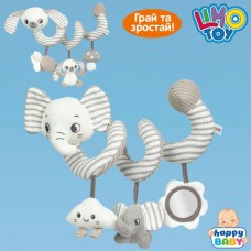 Подвеска на кровать BabyToys HB 0100 AB с погремушкой и пискавкой