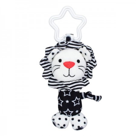 Підвіска на коляску BabyToys HB 0105 тварина з пищалкою 21см Підвіска на коляску BabyToys HB 0105 тварина з пищалкою 21см