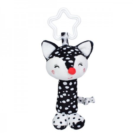 Підвіска на коляску BabyToys HB 0105 тварина з пищалкою 21см Підвіска на коляску BabyToys HB 0105 тварина з пищалкою 21см