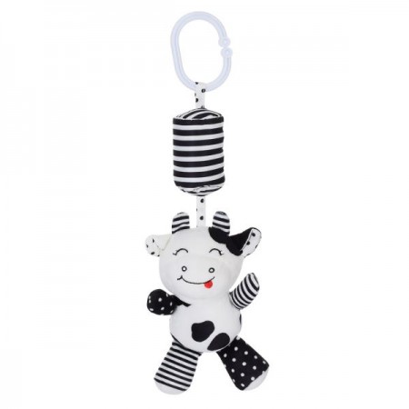 Подвеска K8BW1-4ABCD на коляску, 33см, животное, погремушка, пищалка, плюш, 4 вида, в кульке Подвеска K8BW1-4ABCD на коляску, 33см, животное, погремушка, пищалка, плюш, 4 вида, в кульке