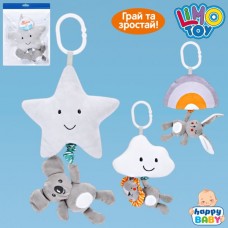 Мягкая подвеска на коляску и кроватку с музыкой 29см BabyToys Мягкая подвеска на коляску и кроватку с музыкой 29см BabyToys