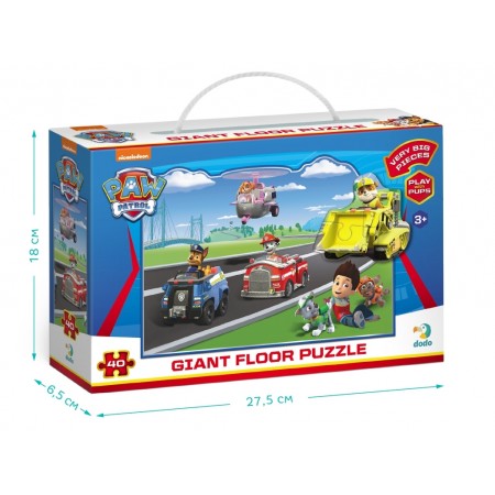 Пазл большой на пол Paw Patrol, 40 элементов, DoDo 200467 Пазл большой на пол Paw Patrol, 40 элементов, DoDo 200467