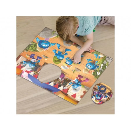 Большой пазл на пол The Smurfs, Музыка играет, DoDo 200619
