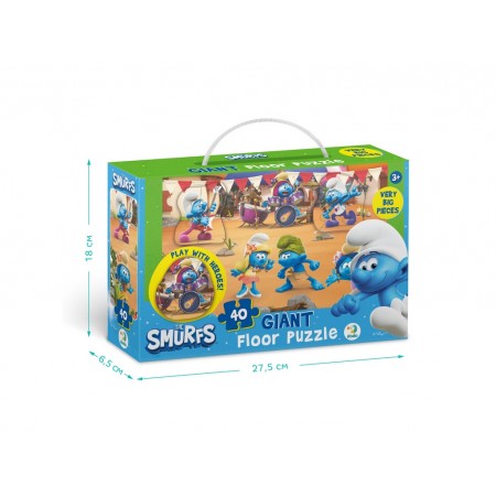 Большой пазл на пол The Smurfs, Музыка играет, DoDo 200619