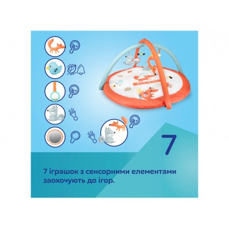 Іграшка Килимок розвиваючий FOX Canpol Babies 75/200