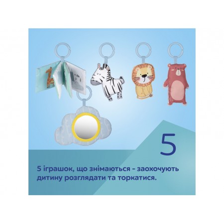 Игрушка Коврик развивающий 0+ Safari - серый Canpol Babies 81/100 Игрушка Коврик развивающий 0+ Safari - серый Canpol Babies 81/100