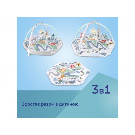 Игрушка Коврик развивающий 0+ Safari - серый Canpol Babies 81/100 Игрушка Коврик развивающий 0+ Safari - серый Canpol Babies 81/100