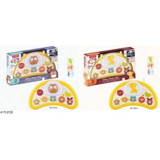 Игровой центр пианино BabyToys 789-6 с креплением на кроватку, музыка и свет