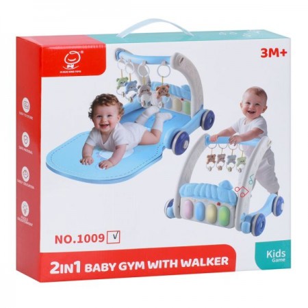 Каталка-ходунки BabyToys 1008-1009 с пианино и музыкой Каталка-ходунки BabyToys 1008-1009 с пианино и музыкой