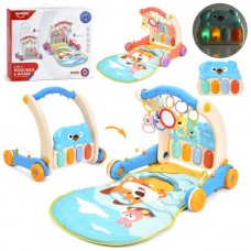 Каталка-ходунки BabyToys HE0612 2в1 с пианино и светом