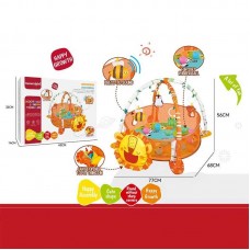 Развивающий коврик BabyToys 368-111 S с подвесками и пищащками
