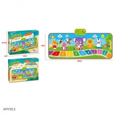 Развивающий коврик BabyToys 757-11 с животными и музыкой