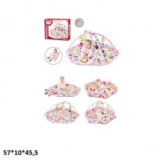 Коврик-манеж BabyToys 668-93 с шариками разноцветный