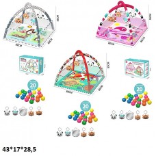 Игровой коврик-манеж BabyToys 8712 с шариками