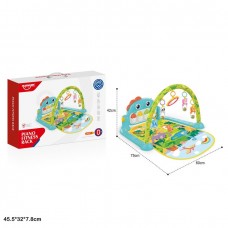 Развивающий коврик BabyToys динозавр с музыкой и светом