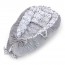 Кокон-коврик для младенца ME 1197 Gray 5 подвесных игрушек, подушечка, 2 дуги, серый