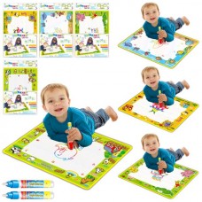 Коврик LT3942-43-44-45-1 для рисования водой, ручка 2шт, 4 вида, вкульке Коврик LT3942-43-44-45-1 для рисования водой, ручка 2шт, 4 вида, вкульке
