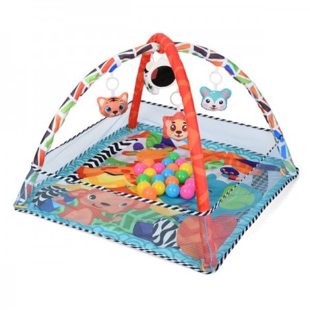Коврик для младенца BabyToys 8711-8712 с подвесками и шариками Коврик для младенца BabyToys 8711-8712 с подвесками и шариками
