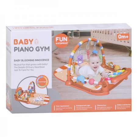 Коврик для младенца BabyToys с пианино, музыкой и светом Коврик для младенца BabyToys с пианино, музыкой и светом
