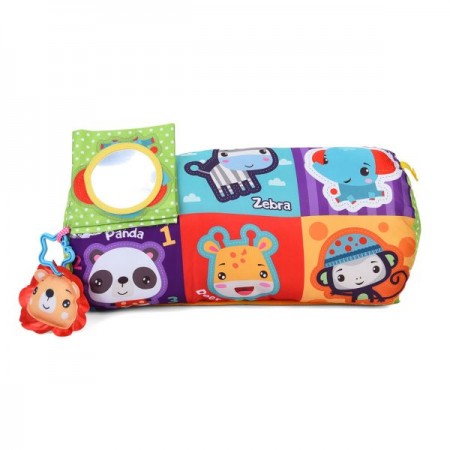 Коврик для младенца BabyToys 918-1917 с зеркалом и пищалкой Коврик для младенца BabyToys 918-1917 с зеркалом и пищалкой