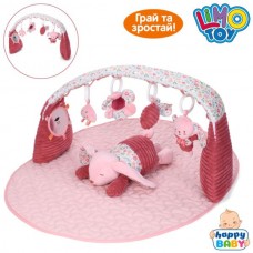 Коврик для младенца BabyToys HB 0112 с дугой и подвесками