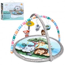 Коврик для младенца BabyToys ZL2409 с животными и подвесками