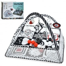 Коврик развивающий BabyToys ZL2501 с дугами и подвесками