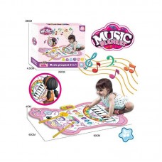 Музыкальный коврик BabyToys YYD-01 пианино барабаны 2в1