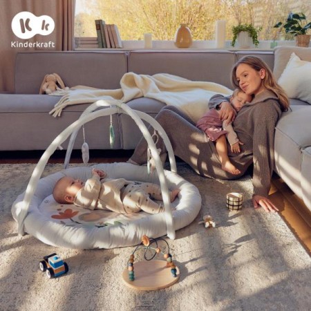 Развивающий коврик Kinderkraft Cozyplay KPCOZY00LGR0000 Развивающий коврик Kinderkraft Cozyplay KPCOZY00LGR0000
