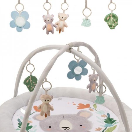 Развивающий коврик Kinderkraft Cozyplay KPCOZY00LGR0000 Развивающий коврик Kinderkraft Cozyplay KPCOZY00LGR0000