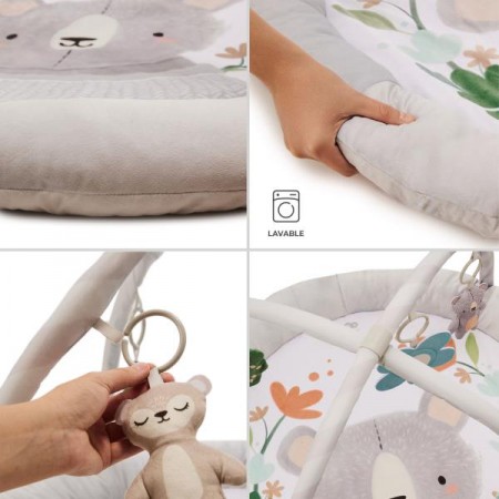 Развивающий коврик Kinderkraft Cozyplay KPCOZY00LGR0000 Развивающий коврик Kinderkraft Cozyplay KPCOZY00LGR0000