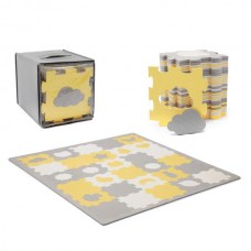 Развивающий коврик-пазл Kinderkraft Luno Shapes Yellow 30 эл. KPLUSH00YEL0000 