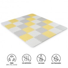 Развивающий коврик-пазл Kinderkraft Luno Yellow 30 эл. KKMLUNOYEL0000 